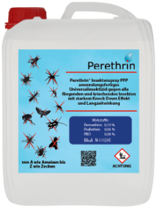 Kanister Perethrin Insektenspray 5 l Kanister mit rotem Deckel