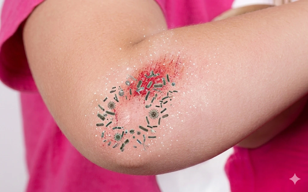 Kikobay Viren-Killer Visualisierung menschl. Körper